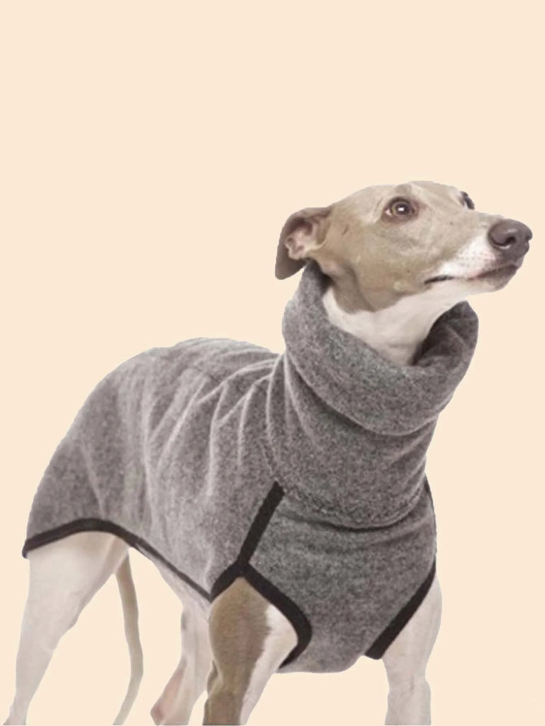 Greyhound Winter Coat & Pajamas - Turtleneck Onesie for Medium to Large Dogs