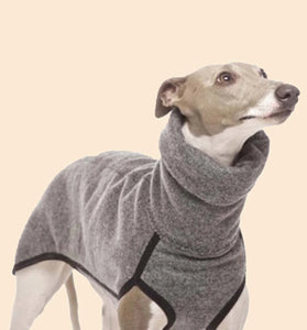 Greyhound Winter Coat & Pajamas - Turtleneck Onesie for Medium to Large Dogs