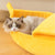 Banana Cat Bed – Cute & Cozy Pet Mat, Warm and Portable Basket for Cats & Small Dogs