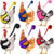 Fashion Chicken & Duck Vest Harness with Matching Collar & Lead