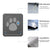Lockable Magnetic Pet Door – Outdoor Screen Gate with Self-Closing Flap for Dogs & Cats
