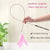 Cat Teaser Stick with Bell & Suction Cup - Durable Feather Toy