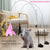 Cat Teaser Stick with Bell & Suction Cup - Durable Feather Toy