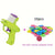 Creative Turnip Gun Cat Toy - Interactive Foam Disc Launcher