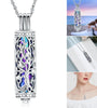 Tree of Life Cylinder Urn Necklace – Ashes Memorial Jewelry for Men & Women