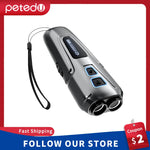 Ultrasonic Dog Barking Deterrent Device with LED Flashlight