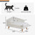 Nordic Pet Bed with Wood Legs & Cozy Pad