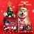 Christmas Pet Apparel - Elk Cloak & Hat for Dogs & Cats