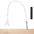 Cat Teaser Stick with Bell & Suction Cup - Durable Feather Toy