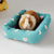Summer Cooling Mat for Small Pets - Rattan, Cute Print, Fits Guinea Pigs, Hamsters, and Chinchillas