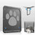 Lockable Magnetic Pet Door – Outdoor Screen Gate with Self-Closing Flap for Dogs & Cats