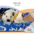 Summer Cooling Mat for Small Pets - Rattan, Cute Print, Fits Guinea Pigs, Hamsters, and Chinchillas