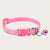Pet Collar with Bell & Paw Print Pattern