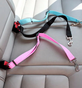 Adjustable Pet Car Seat Belt & Safety Harness