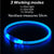LED Dog Collar with 3 Modes