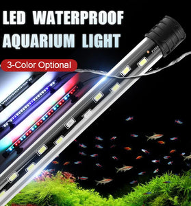 LED Aquarium Plant Grow Light (18-58CM, Waterproof, 90-260V)