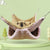 Autumn Winter Plush Hammock Bed for Small Pets