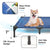 Elevated Waterproof Dog Bed, Off-Floor Design, Easy to Clean, Indoor/Outdoor Use, XL, Grey