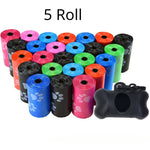 Pet Poop Bags – Solid Color, Portable Dog Waste Bags for Walking & Cleanup