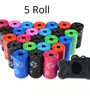 Pet Poop Bags – Solid Color, Portable Dog Waste Bags for Walking & Cleanup