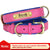 Customized Leather Dog Collar – Soft Padded with Engraved ID Nameplate for All Dog Sizes