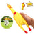Squeaky Chicken Dog Toy - Durable Rubber Chew Toy with Squeeze Sound