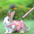 Rabbit Harness with Leash – Adjustable Mesh Vest Skirt for Bunny, Guinea Pig, and Small Pets