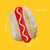 Plush Squeaky Dog Toys - Ice Cream, Fries, and Hamburger Chew Toys