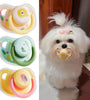 Pet Calming Pacifier - Soft Silicone Teeth Chew Toy for Dogs & Cats