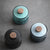 Green Ceramic Keepsake Urn - Cremation Urn for Human, Dog, Cat, Bird & Small Animals, Memorial Ashes Holder