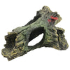 Hollow Tree Tunnel Cave Ornament – Fish & Reptile Hiding Shelter for Aquarium Landscaping