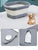 Foldable Pet Bathtub for Cats & Small Dogs