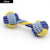 Carrot Knot Rope Dog Toy - Durable Cotton Chew Ball & Dumbbell