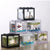 Creative Fish Tank - Stackable Mini Aquarium with 6 Ventilation Holes for Desktop & Home Decor