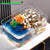 Transparent Acrylic Fish Tank - Ecological Breeding Box for Desktop Landscaping