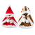 Funny Cat Christmas Costume – Santa Cape with Hat & Scarf
