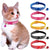 Pet Collar with Bell & Paw Print Pattern