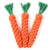 Carrot Knot Rope Dog Toy - Durable Cotton Chew Ball & Dumbbell