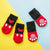 4Pcs Cute Pet Dog Socks, Anti-Slip Paw Protectors for Small Breeds (Chihuahua, Yorkie, Spitz)