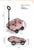 4-Wheel Lightweight Foldable Pet Stroller for Small and Medium Dogs and Cats