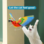 Electric Flying Bird Cat Toy - Interactive Hanging Eagle with Scratch Rope