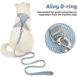 Dog Leash Cute Vest for Rabbits, Kittens, and Small Pets – Breathable and Adjustable