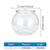 Plastic Fish Bowl - Desktop Aquarium Tanks (Small, Medium, Large) for Betta & Mini Fish