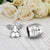 Small Keepsake Urn with Angel Wings - Mini Stainless Steel Cremation Urn for Ashes