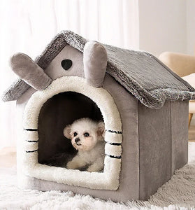 Folding Pet House & Winter Kennel for Dogs & Cats