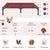 Elevated Waterproof Dog Bed, Off-Floor Design, Easy to Clean, Indoor/Outdoor Use, XL, Grey