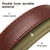 Customized Leather Dog Collar – Soft Padded with Engraved ID Nameplate for All Dog Sizes
