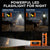 Ultrasonic Dog Repeller and Bark Control Device with LED Flashlight