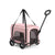 Detachable 4-Wheel Pet Travel Trolley Stroller for Cats and Dogs