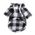 Winter Dog Hoodie - Warm Plaid Jacket with Pocket for Small to Large Dogs